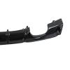 Rear Bumper Diffuser Lower Lip Spoiler for BMW F30 2013-2019 M Sport, MP Style Dual Exhaust Tips, Premium PP Injection Molding Gloss Black Body Kit view 3