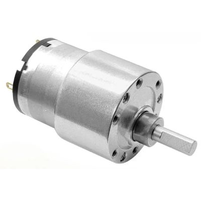 JGB37-520 High Torque Gearbox Electric Motor, 12V DC Gear Motor with All Metal Gears, 21KG.CM Torque, D Shape Output Shaft, Adjustable Speed (960RPM DC 24V Only Motor)