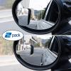 2PCS Blind Spot Mirrors for Audi A3 Sportback 4 (IV) 8Y I 2020-2024, Car Side Mirror Blindspot, Auto Rear View Mirror Adjustabe Angle, Car Accessories,Rectangle view 2
