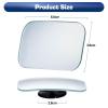 2PCS Blind Spot Mirrors for Audi A3 Sportback 4 (IV) 8Y I 2020-2024, Car Side Mirror Blindspot, Auto Rear View Mirror Adjustabe Angle, Car Accessories,Rectangle view 3