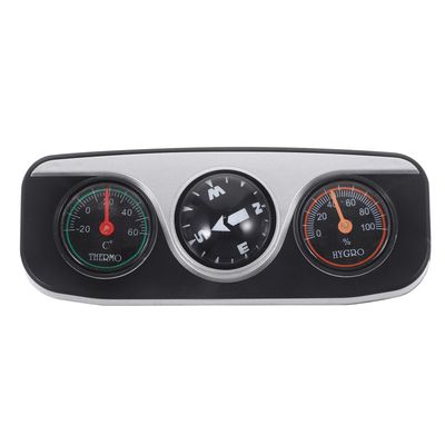 UPKOCH Car Dashboard Compass with Thermometer and Hygrometer, Small Multifunctional Vehicle Ornament for Accurate Direction and Climate Monitoring