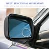 1 Pair Car Blind Spot Mirror, Small round Convex Reversing view 3