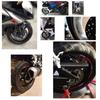For KYMCO AK550 Motorcycles Accessories Thick Edge Outer Front and Rear Rim Wheel Protector Reflective Decal Sticker Ornament Strip Tape (Blue,16) view 3