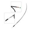 Cnonee1 1 Pc 1.1m Steel Wire Clutch Cable Wire Black for Kawasaki Z1000 03-2006 view 4