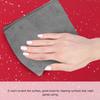 MUELODSIC Super Absorbent Car Drying Towel, Dual-Layer Suede Coral Fleece Cloth 30x40cm, Lint-Free Car Wash Towel for Auto Detailing and Waxing, Gray view 4