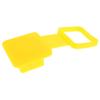 UPKOCH Trailer Hitch Rubber Cover Square Tube Plug Protector for Recreational Vehicle Camper Trailer Towing Accessories Yellow Dustproof Cap view 1