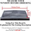 P54 Shark Back Window Decals for Trucks - Vinyl Wrap Decal for Vehicles view 2