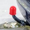 UTHCLO 4pcs Red Plastic Tow Ball Covers Trailer Hitch Ball Caps Rv Towing Protector Dustproof Caps for Truck and Caravan Accessories view 4