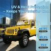 CHOEGIG Windshield Sun Shade for Jeep Wrangler TJ LJ JK JL JLU & Gladiator JT, Reflective Front Window Sun Visor Blocks UV Foldable Sunshade, Gladiator Wrangler Rubicon Sahara Accessories(Funny Bear) view 4