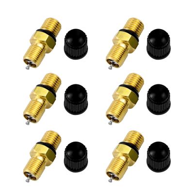 Labetue Friendly Brass Valves Stem M8x1 Thread General Compatibility Easy Tire Pressure Management for Tire Systems