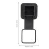 UPKOCH Trailer Hitch Cover with Dustproof Cap Truck Tow Hitch Protector for Outdoor Vehicle Towing Accessories view 2