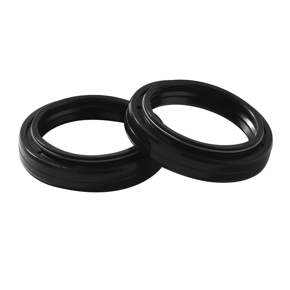 37x49x8 Double Lip Front Fork Oil Seal & 37 49 Dust Cover Fit for GS550ES GS750S Kata GS850G GS850GL GS1000 GS1000E 1978-86(2pcs oil seal)