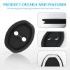 4PCS Door Latch Lock Cover for Tesla Semi 2022-2025 Silicone Door Latch Guard Protects Protector Vehicle Doors Locks Guard Car Interior Accessories,Black view 3