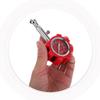 Sosoport High Precision Digital Tire Pressure Gauge Metal Auto Tire Pressure Tool with Air Release for Cars and Trucks Red view 3