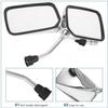 GANAZONO Motorcycle Rear View Mirrors 10mm Convex Bar End Side Mirrors Universal Fit for Scooter and Bike Handlebar Accessories view 3