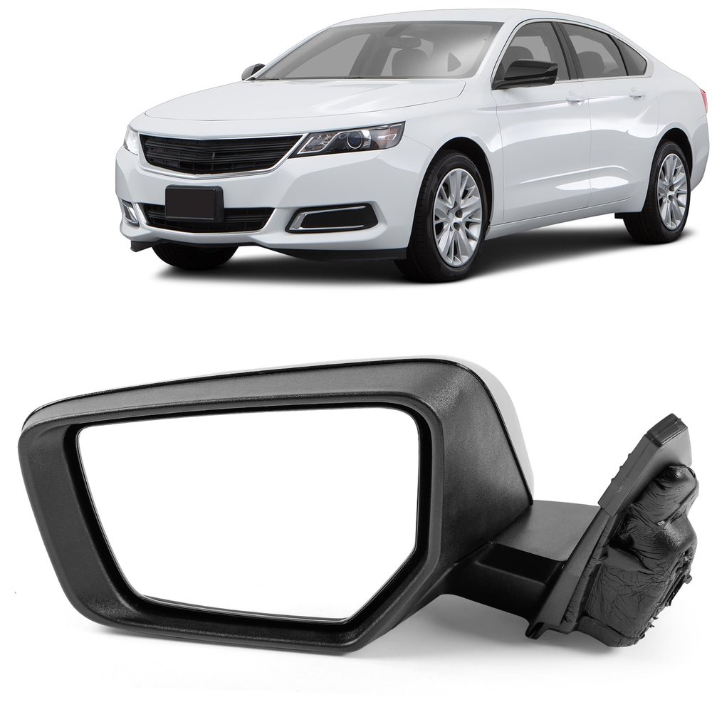 3-Pin Left Side Mirror For Chevrolet Chevy Impala 2014-2019 For 22936946