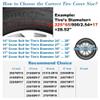GABSHAIM 250th Anniversary Tire Cover in God We Trust Guns are Just Backup with Eagle Wheel Protectors Eagle Spare Tire Covers Universal Fit for Jeep, Trailer, RV 14 Inch view 3