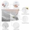 Car Window Shades, Boho Beach Waves Gray Gradient Double Layer Car Blackout Shades for Side Windows Privacy 1 PCS Summer Seaside Spray Magnetic Cars Window Covers with Suction Cup for Camping view 4