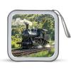 FekiLoot Steam Train CD Case Portable DVD Case Holder Large Storage Disc Wallet Bag 40 Capacity Hard Plastic Disc Cases Storage Binder DVD Case Wallet for Car Home Travel view 1