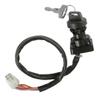 MACHSWON Ignition Key Switch, Replace 37110-31G00, 37110-31G01,3711031G01, Compatible with Suzuki Kingquad 750 Lta750x Lt-A750x 4x4 Axi 2008-2015, 4 Shift, 5 Pins, 1 Set view 2