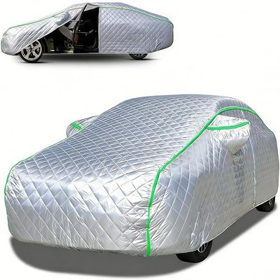 Car Cover Custom Fit for Leapmotor T03 2020-2026 Hail Protector Car Cover Waterproof and dustproof,Thick Sturdy with Side Zippers and Fluorescent Strips