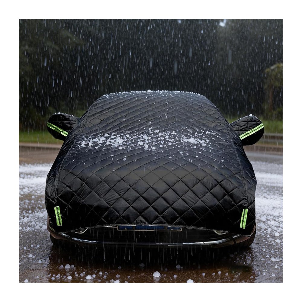 Hail Protector Car Cover Compatible with Porsche Boxster, Heavy Duty Half Car Cover, 4-Layer Thickened Cotton Protection x907a