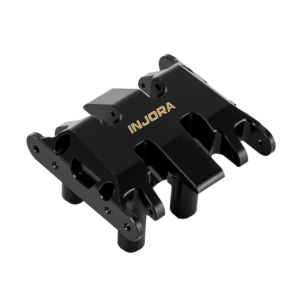 INJORA Black Coating Brass Skid Plate for 1/30 Axial SCX30