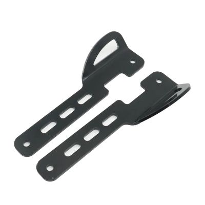 2Pcs Compatible with TOU Ring Street Glide 2023-2024 Motorcycle Front Tie Down Brackets Holder Aluminum(Black)