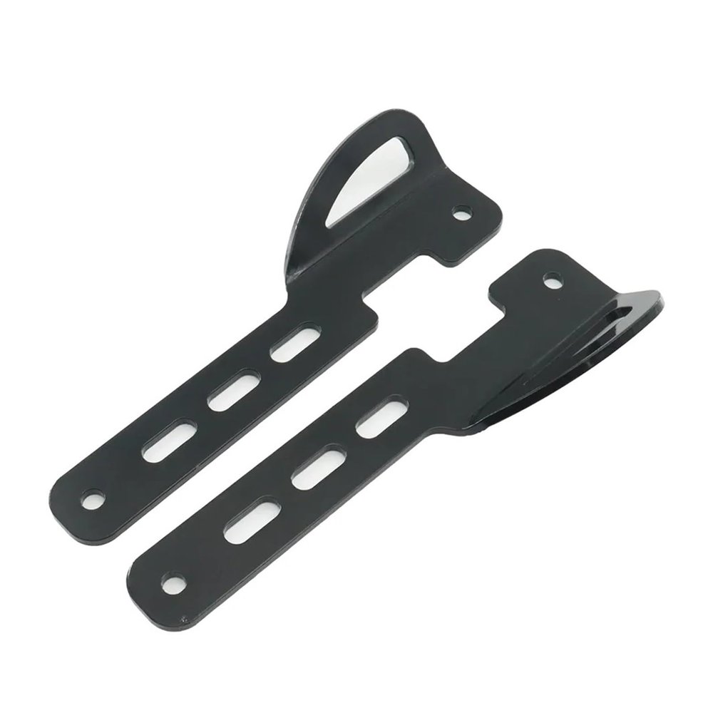 2Pcs Compatible with TOU Ring Street Glide 2023-2024 Motorcycle Front Tie Down Brackets Holder Aluminum(Black)