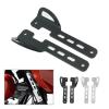 2Pcs Compatible with TOU Ring Street Glide 2023-2024 Motorcycle Front Tie Down Brackets Holder Aluminum(Black) view 3