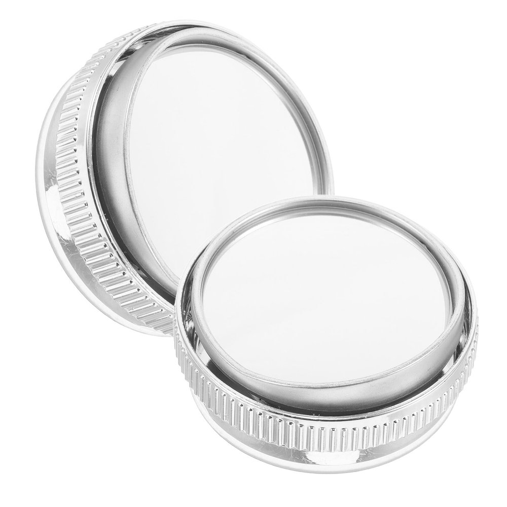 FOYTOKI Car Blind Spot Mirror 1 Pair with Suction Cup, 360 Adjustable Small round Convex Rearview Mirror for Wide-angle Reversing Assist on Automobiles and Trucks