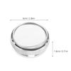 FOYTOKI Car Blind Spot Mirror 1 Pair with Suction Cup, 360 Adjustable Small round Convex Rearview Mirror for Wide-angle Reversing Assist on Automobiles and Trucks view 2