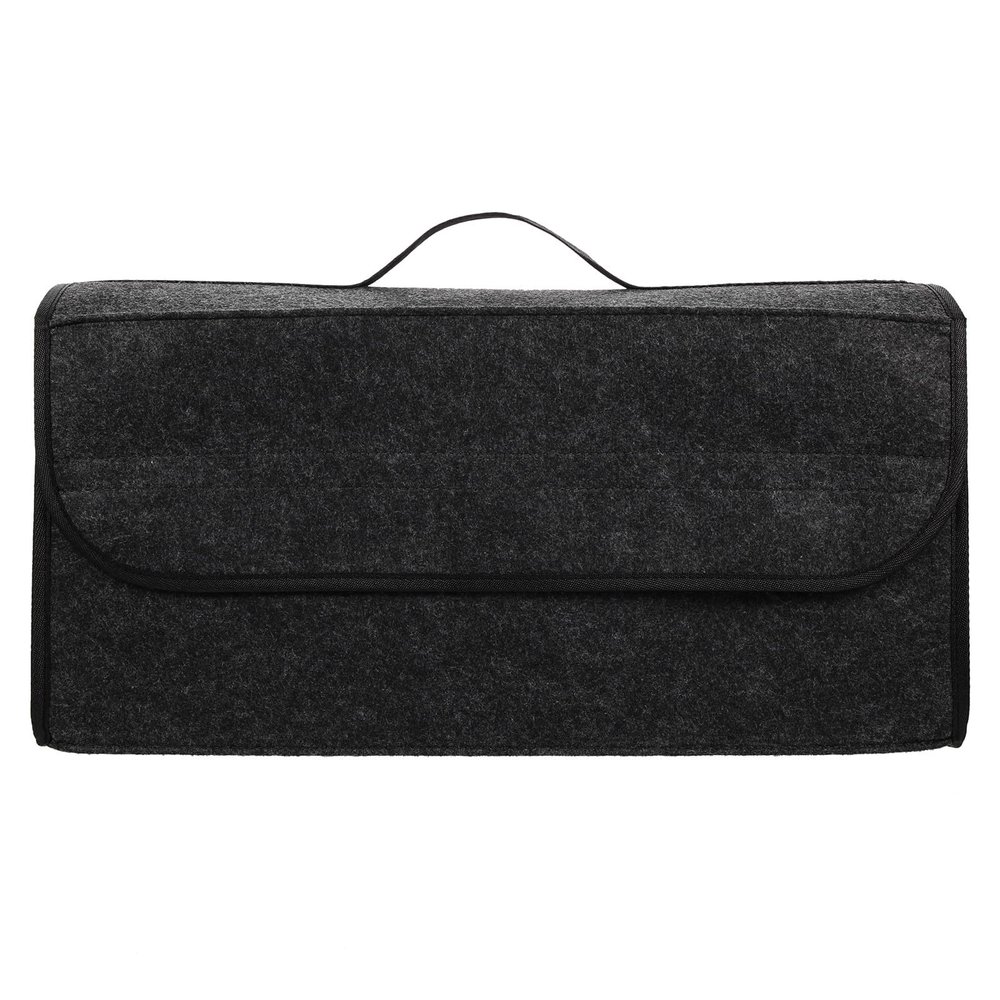 BRIGHTFUFU Car Trunk Storage Box Foldable Organizer Grey Collapsible Sundries Bag Vehicle Auto Trunk Storage Container for Suv Sedan Car Interior