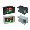 DC100V 300V 600V Digital Voltmeter Ammeter DC999mA 3A 5A 10A 20A Panel Amp Volt Current Meter Gauge Red Green LED Dual Display(Black Cover,20A,DC0-300V) view 2