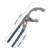 Keenso Oil Filter Pliers, 9 Inch Adjustable Oil Filter Wrench with Non Slip Handle, for Cars Trucks and Small Engines view 2