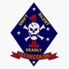 1st Recon Battalion Magnetic Car Decal Indoor & Outdoor Use 5 Inch view 1