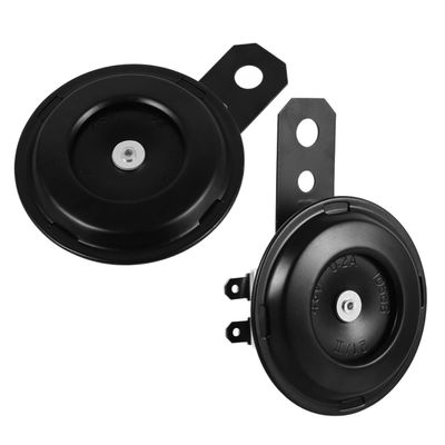 OSOLADY Electric Bike Horns 2pcs Iron Disc Loud Motorcycle Horn Kit for Electric Scooter Atv with Clear Sound for Car and Motorbike
