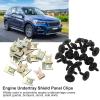 Engine Undertray Panel Clips, 40 Pcs Metal Fasteners, 21mm Length, 13mm Width - Durable Impact, Easy Installation, Perfect for Automotive Splash Guards and Cover view 2