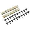 Engine Undertray Panel Clips, 40 Pcs Metal Fasteners, 21mm Length, 13mm Width - Durable Impact, Easy Installation, Perfect for Automotive Splash Guards and Cover view 3