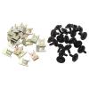 Engine Undertray Panel Clips, 40 Pcs Metal Fasteners, 21mm Length, 13mm Width - Durable Impact, Easy Installation, Perfect for Automotive Splash Guards and Cover view 4