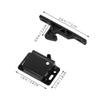 JUMPLAWN 4 Sets Heavy-Duty Rv Door Latches and Drawer Catches Side Mount Push Button Locks for Camper, Boat, and Trailer Safety, Compact Cabinet Lock Kit for Travel and Outdoor Use view 2