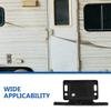 JUMPLAWN 4 Sets Heavy-Duty Rv Door Latches and Drawer Catches Side Mount Push Button Locks for Camper, Boat, and Trailer Safety, Compact Cabinet Lock Kit for Travel and Outdoor Use view 3