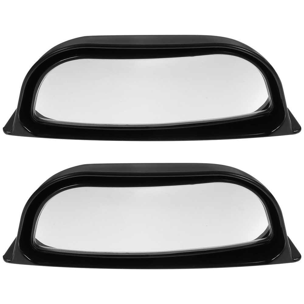 ELEOUTI 2pcs Wide Angle B-pillar Side View Blind Spot Mirrors for Car Rear Seat Passengers, Black Automotive Auxiliary Rear View Mirrors for Enhanced Safety