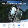 ELEOUTI 2pcs Wide Angle B-pillar Side View Blind Spot Mirrors for Car Rear Seat Passengers, Black Automotive Auxiliary Rear View Mirrors for Enhanced Safety view 3