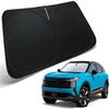 PAIMOHO Windshield Sun Shade for 2025 2026 Nissan Kicks Accessories Car Front Window Sun Visor & Heat Shield | 240T Sunshade Protection Blocks UV Rays Keep Your Car Cooler view 1