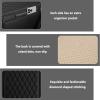 Armrest Cover Box Mat for Mitsubishi 3000 GT Airtrek Attrage Carisma Diamante, Leather Waterproof Center Console Carpet Cushion Pad Car Interior Accessories,Red view 3