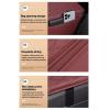 Armrest Cover Box Mat for Mitsubishi 3000 GT Airtrek Attrage Carisma Diamante, Leather Waterproof Center Console Carpet Cushion Pad Car Interior Accessories,Red view 4