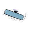 GRIRIW Adjustable Car Interior Rearview Mirror with Blue Anti-glare Coating, Small Wide-angle Suction Cup Rear View Mirror for Universal Car Interior Use view 2