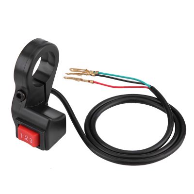 Dioche 22mm 7/8in22mm 7/8in Handlebar Electric 3 Speed Module Switch Shift for Motorcycle EBike Scooter - Compact Design, Durable, Easy Mounting