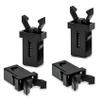 YUPIKJI 4PCS Car Sunglasses Holder Catch Latch, Car Sunglass Holder Clip, Auto Overhead Console Box Lock, Plastic Latch Lock Replacement for Storage Box Lid Overhead Console Roof (Black, 4PCS) view 1